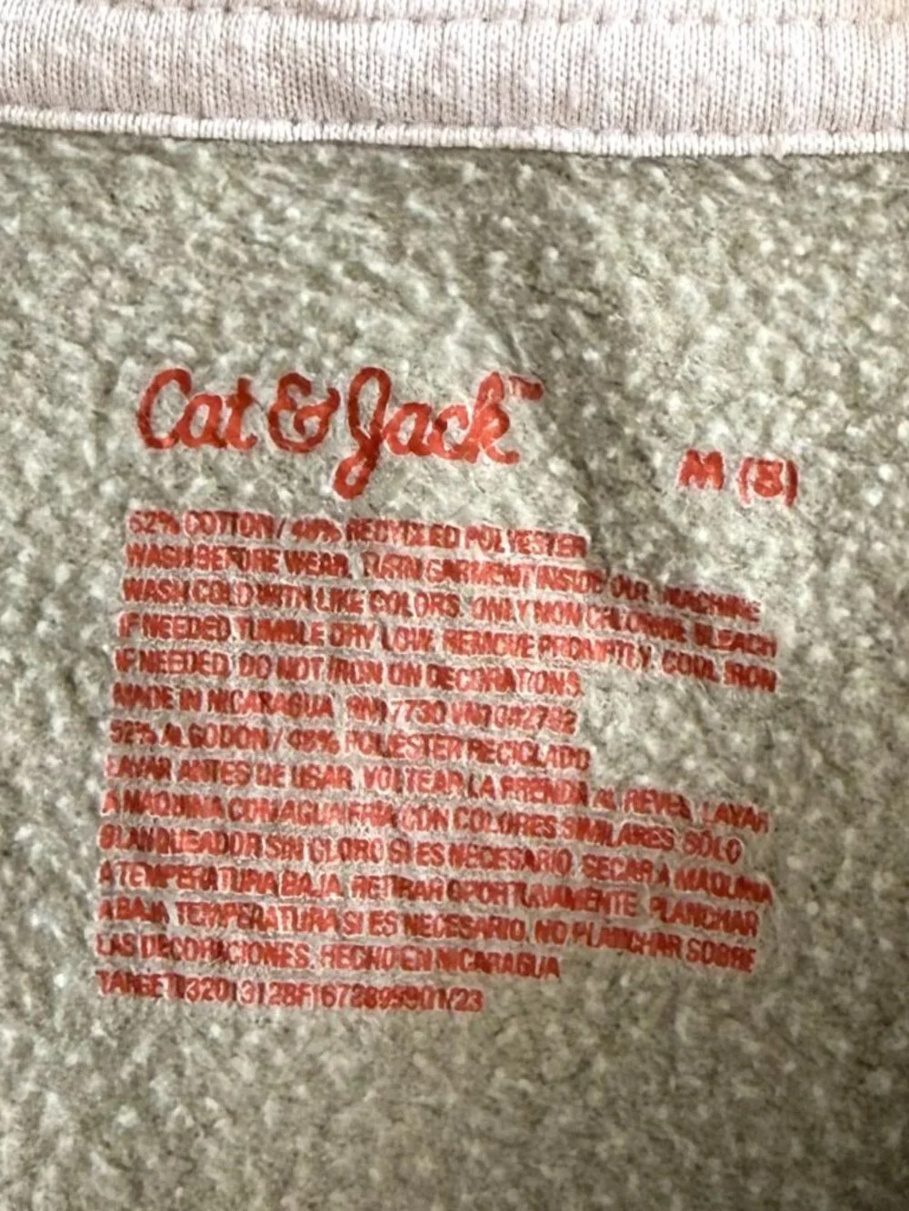 Cat & Jack Girls Sage Green Sweat Set Size M (8)